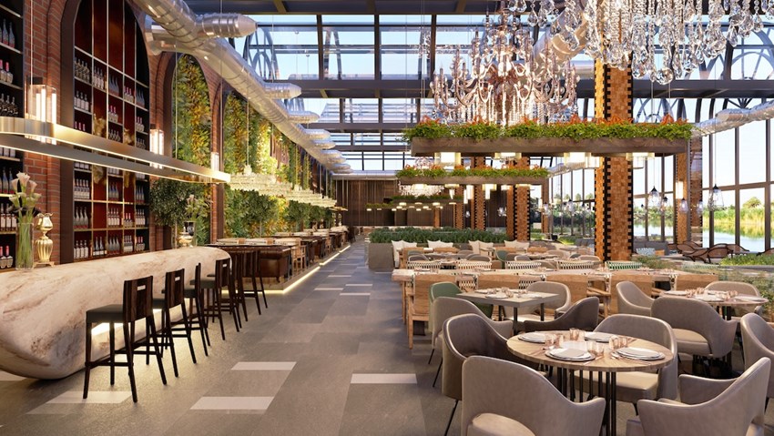 Restaurante diseñado con BIM