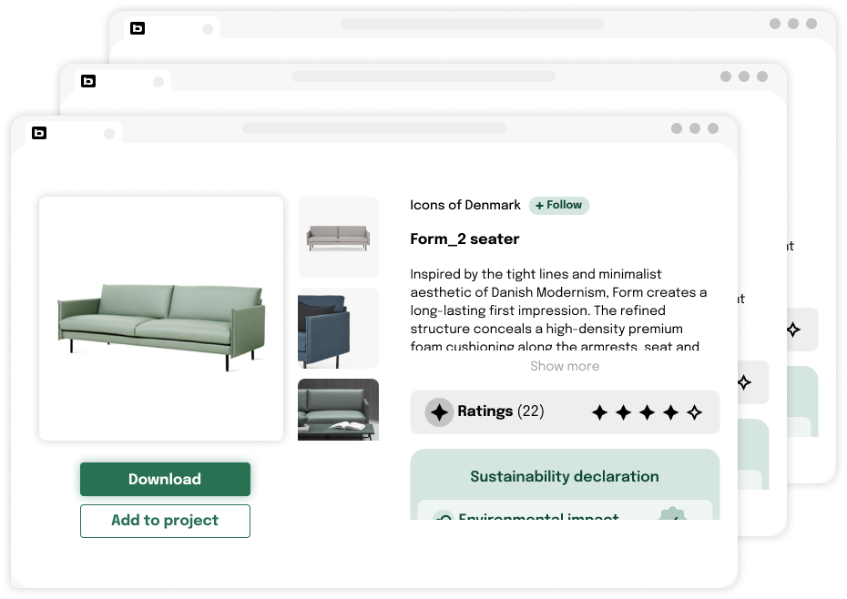 Product Pages on bimobject.com