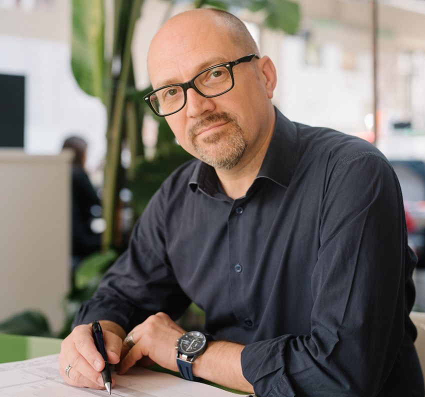 Portrait of Augusto Barichello By Lenny Pellico for Mario Cucinella Architects